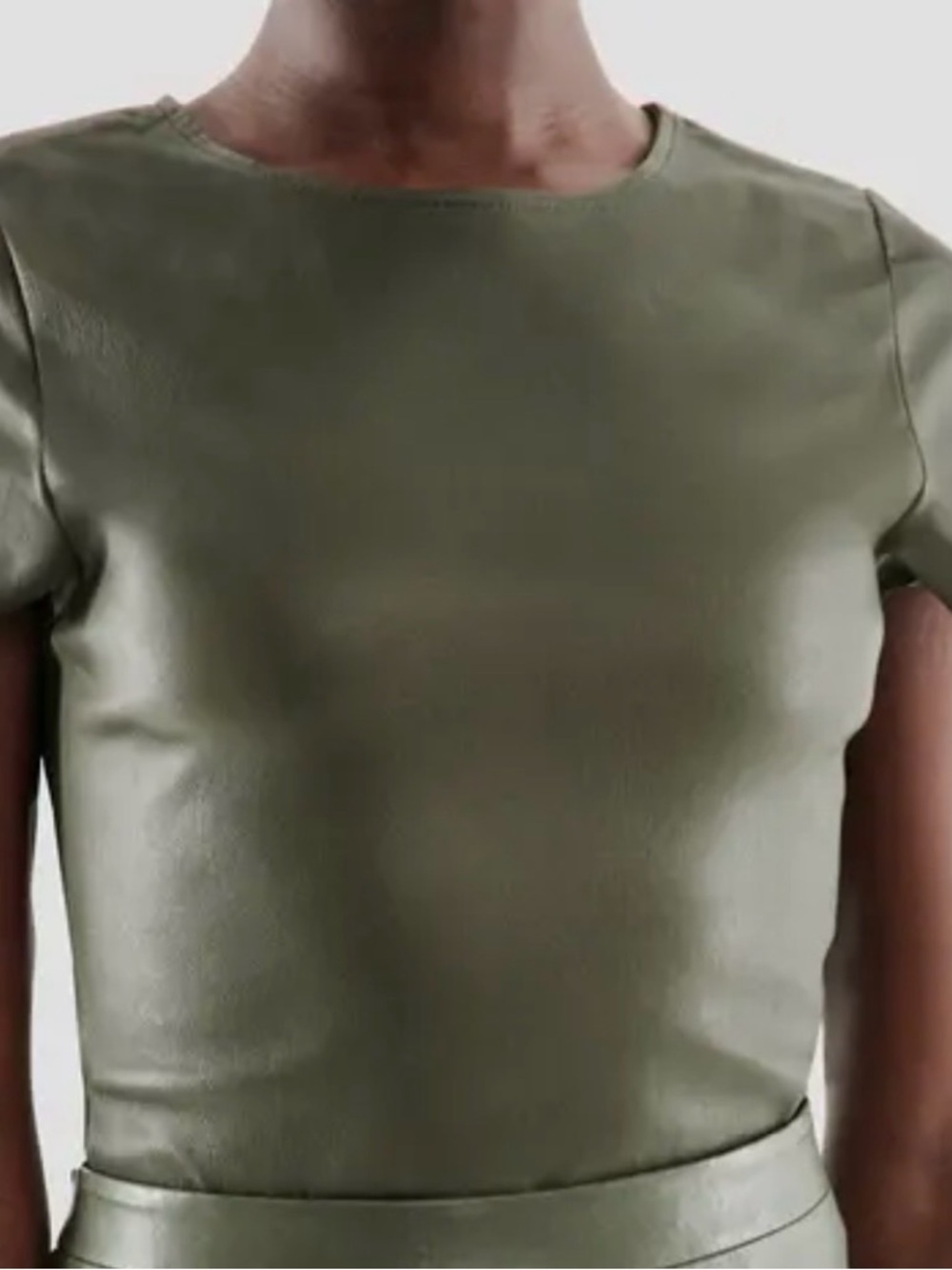 AS by DF $495 NWT
Brando Stretch Leather Tee - Picture 5 of 10